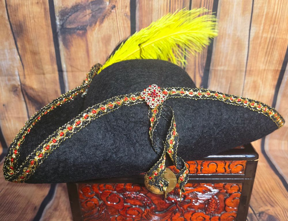 Black Night Watch Pirate Hat